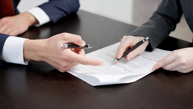 書類に基づき相談